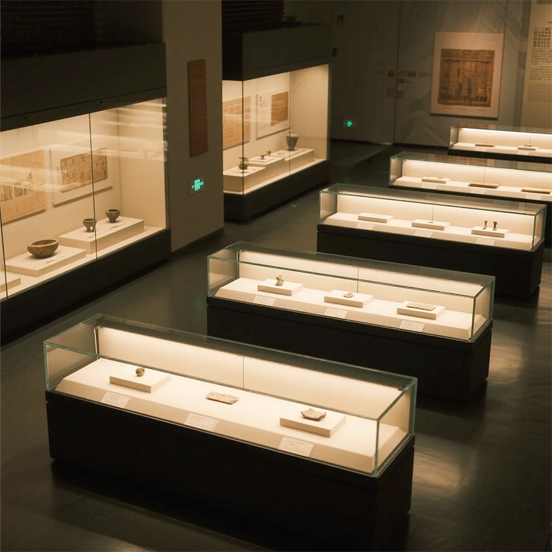 博物馆展示柜古董收藏展柜瓷器文物字画独立玻璃柜珠宝柜台展示台