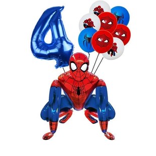 Party Birthday Decoration For Aluminu Spiderman Kids Balloon
