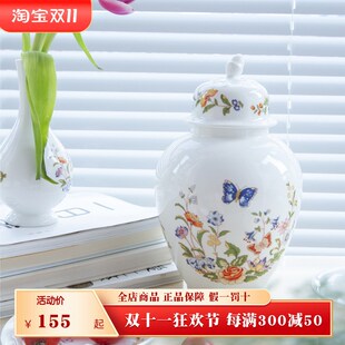 Aynsey安斯丽英式陶瓷将军罐骨瓷大型轻奢花瓶插花瓶摆件