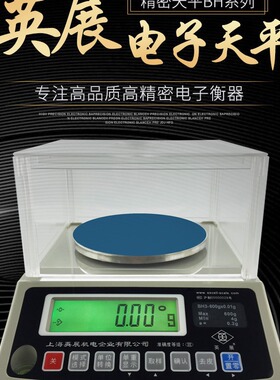 上海英展BH600/0.01g精密克重称300g/0.005g 电子天平