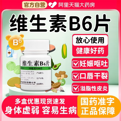 【维福佳】维生素B6片10mg*100片/瓶