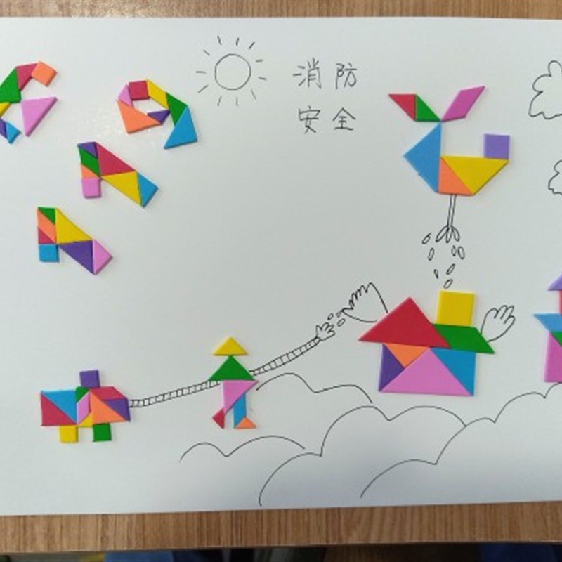 贴纸贴画 安全贴画 安全学习手抄报 适合和纸上贴