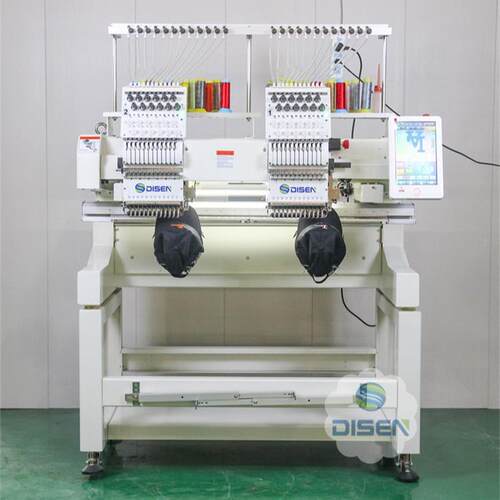 双头全自动电脑绣花机小刺656型家 用2头绣帽绣机enmbroidery mac