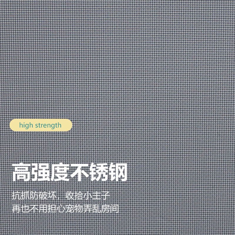 防猫防鼠门帘猫抓围栏封窗折叠护栏推拉式伸缩跳窗网拦猫宠物纱门
