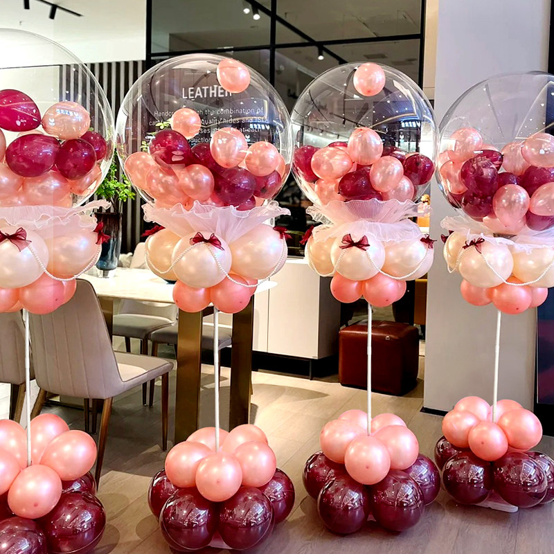 结婚气球立柱婚礼地飘路引商场门店节日装饰氛围用品场景布置高级,节庆用品/礼品,路引,淘宝优惠券,粉丝福利购,淘宝优惠卷