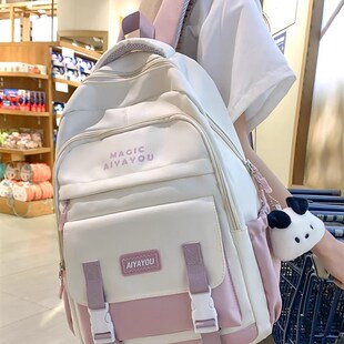 初一七4一6年级女生女童减重书包小学生三四至到六年级大容量背包