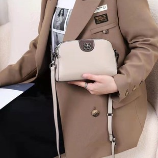 时尚简约头层牛皮女士单肩包潮流百搭女斜挎包休闲包真皮女包