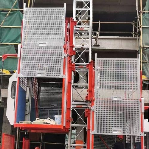 施工电梯SC200零高度吊笼 零高度 变频机吊笼 施工升降机零高度