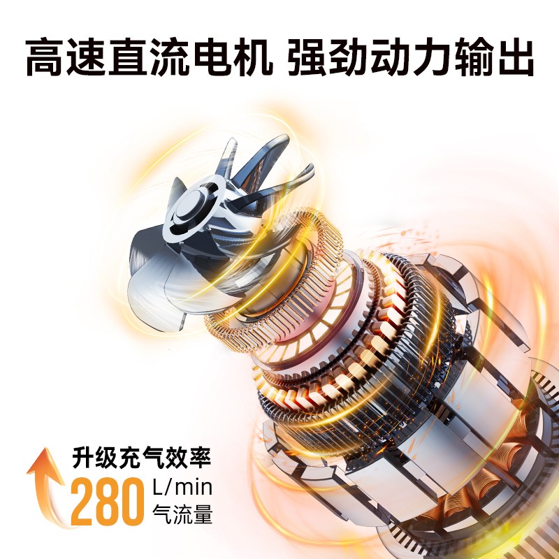 沃橙户外露营充气泵电动沙发气垫床充气多功能迷你便携式抽充两用