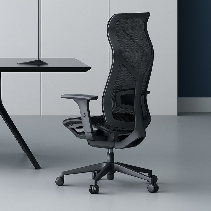 透气员工椅子舒适弹性职员椅电竞游戏椅子带滑轮升降主管椅会议椅