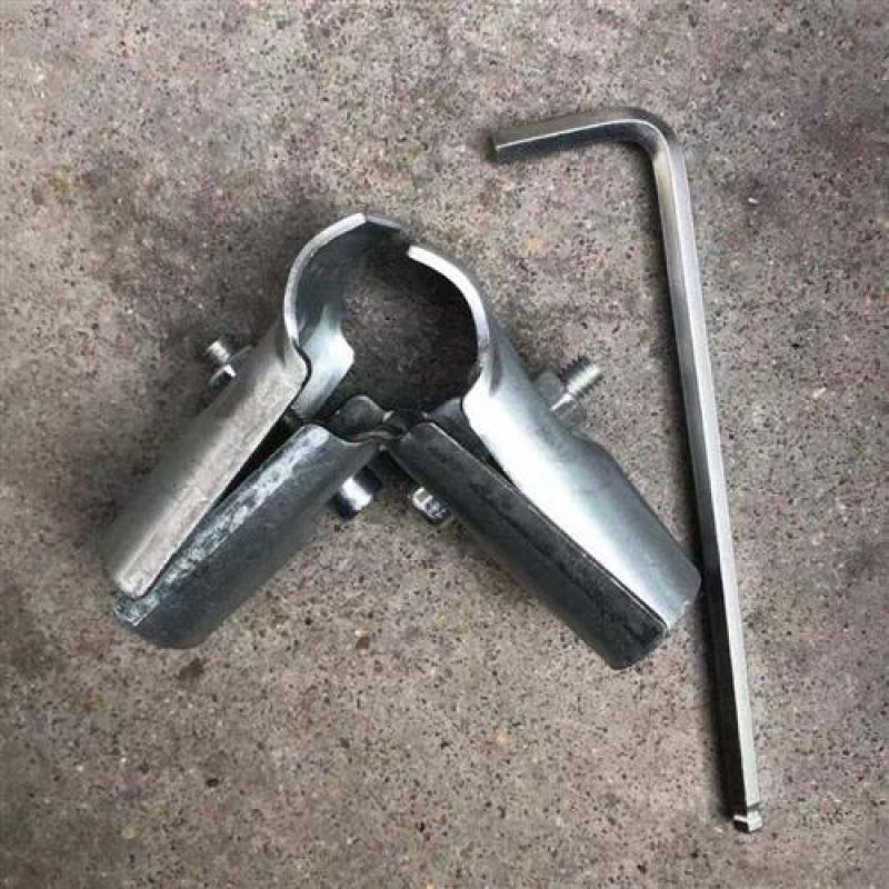 不锈钢圆管接头镀锌管晾衣架配件25mm钢管连接件固定件二三通接头