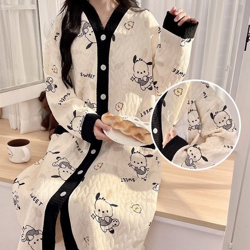 秋冬空气棉入院待产孕妇长袖睡裙产妇月子服产后哺乳睡衣10月份11,孕妇装/孕产妇用品/营养,家居裙,淘宝优惠券,粉丝福利购,淘宝优惠卷