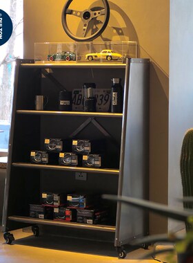 稻谷藏库DULTON 金属书架 简约收纳置物架 落地现代陈列展示架子