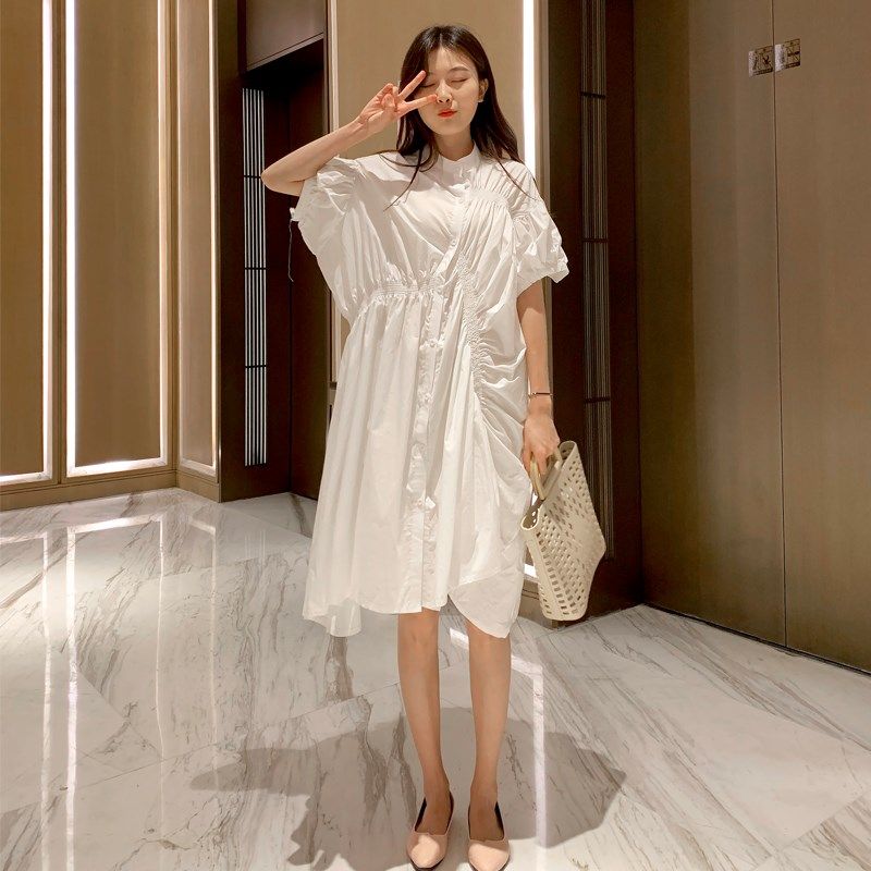 孕妇连衣裙2025新款时尚网红白色宽松大码显瘦潮夏天辣妈外出裙子,孕妇装/孕产妇用品/营养,连衣裙,淘宝优惠券,粉丝福利购,淘宝优惠卷