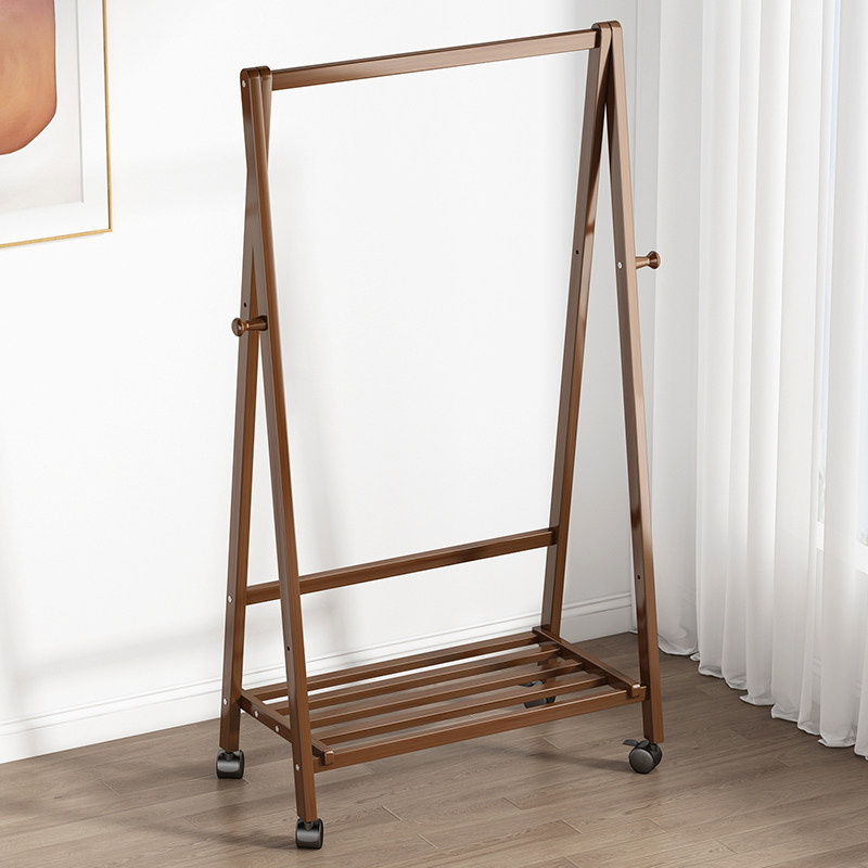 可移动衣帽架落地卧室简易多功能置物架实木客厅折叠收纳挂衣架子,住宅家具,衣帽架,淘宝优惠券,粉丝福利购,淘宝优惠卷