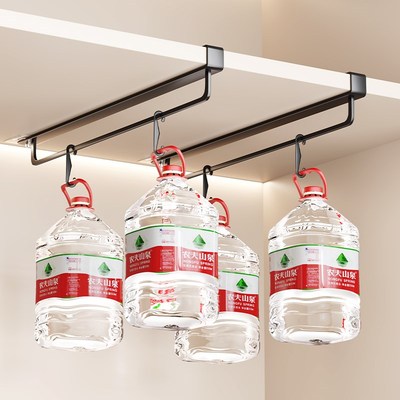 衣柜顶装u型挂衣杆浅衣柜内衣通纵向竖向挂衣杆悬吊横杆免打孔