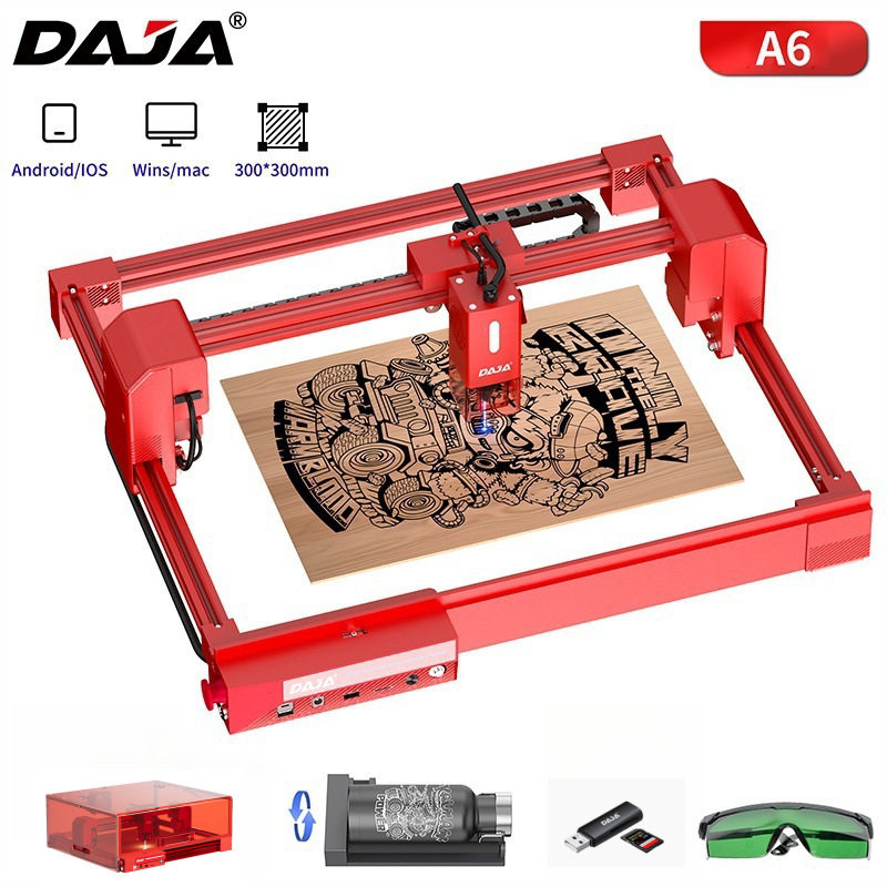 DAJA雕将A6激光雕刻机金属打标机/打码机/喷码
