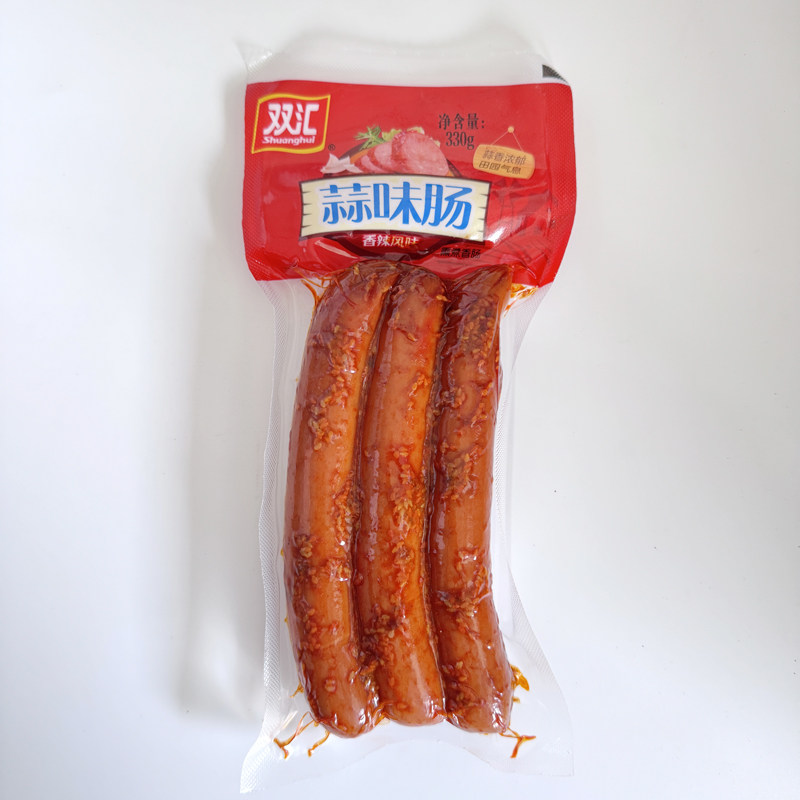 双汇蒜味肠香辣风味香肠即食小吃