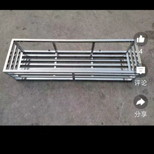 不锈钢阳台花架菜筐窗外高层置物架悬挂厨房钉墙架子室外厂家