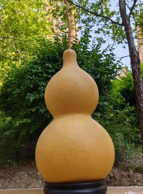 素葫芦天然压腰葫芦手捻文玩手把摆件招财带房屋缺角家居饰品