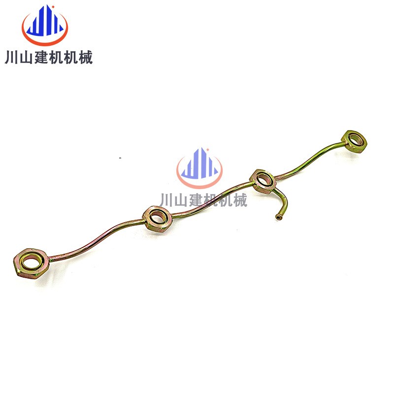 E306/307/308B/C/D喷油嘴回油管三菱4M40发动机回油管挖掘机配件