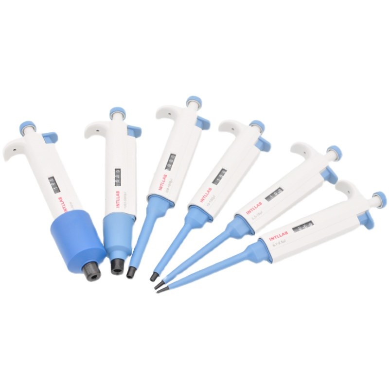 INTLLAB移液器单道微量可调移液枪微量加样器移液器