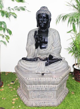 摩尼店泉流水招财喷地摆件装饰落铺开业送礼