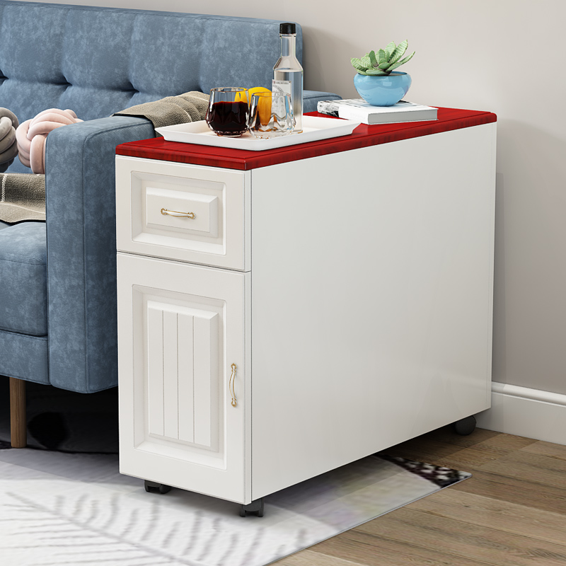 欧式客厅沙发边柜边几角几扶手柜缝隙柜可移动小茶几小茶桌子