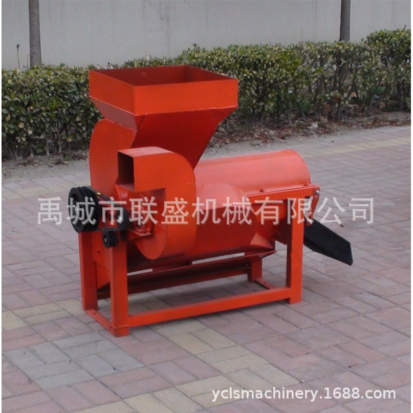 corn/maize thresherwith engine/motor新款玉米脱皮脱离一体机子