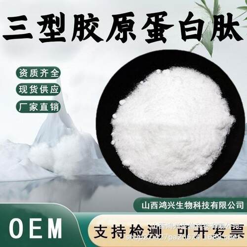 三型胶原蛋白肽 食品级原料小分子活性肽水溶性蛋白肽粉现货