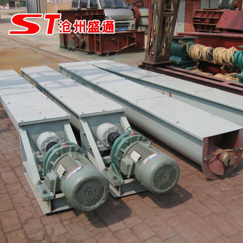 U型无轴螺旋输送机 四氟衬板绞龙上料机提升机 管式螺旋给料器