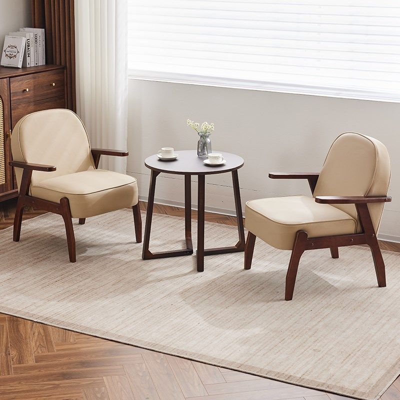 中古单人沙发椅实木阳台休闲椅懒人单椅家用客厅座椅日式靠背椅子,住宅家具,沙发椅,淘宝优惠券,粉丝福利购,淘宝优惠卷