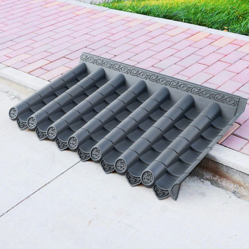 特厚足毫米全新料仿古树脂瓦马头墙一体塑料新中式屋檐墙饰瓦片,基础建材,屋顶装饰瓦,淘宝优惠券,粉丝福利购,淘宝优惠卷