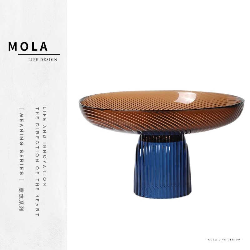 O.nng.意大利艺术轻奢风高档玻璃水果盘家用客厅意纹,餐饮具,果盆/果盘/果篮,淘宝优惠券,粉丝福利购,淘宝优惠卷