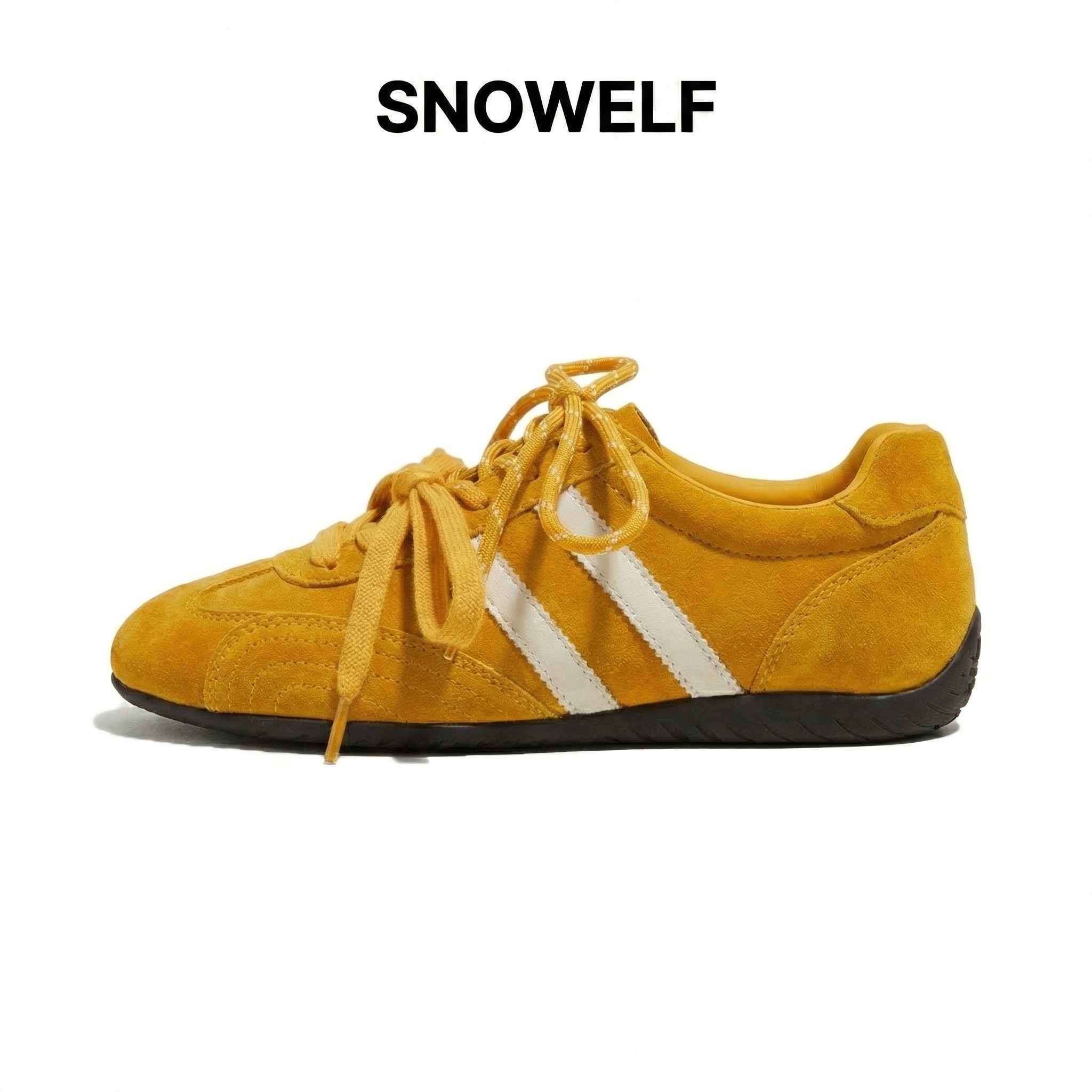 Snowelf复古德训鞋女内增高2026春季新款新年爆款超好看红色鞋子,女鞋,德训鞋,淘宝优惠券,粉丝福利购,淘宝优惠卷