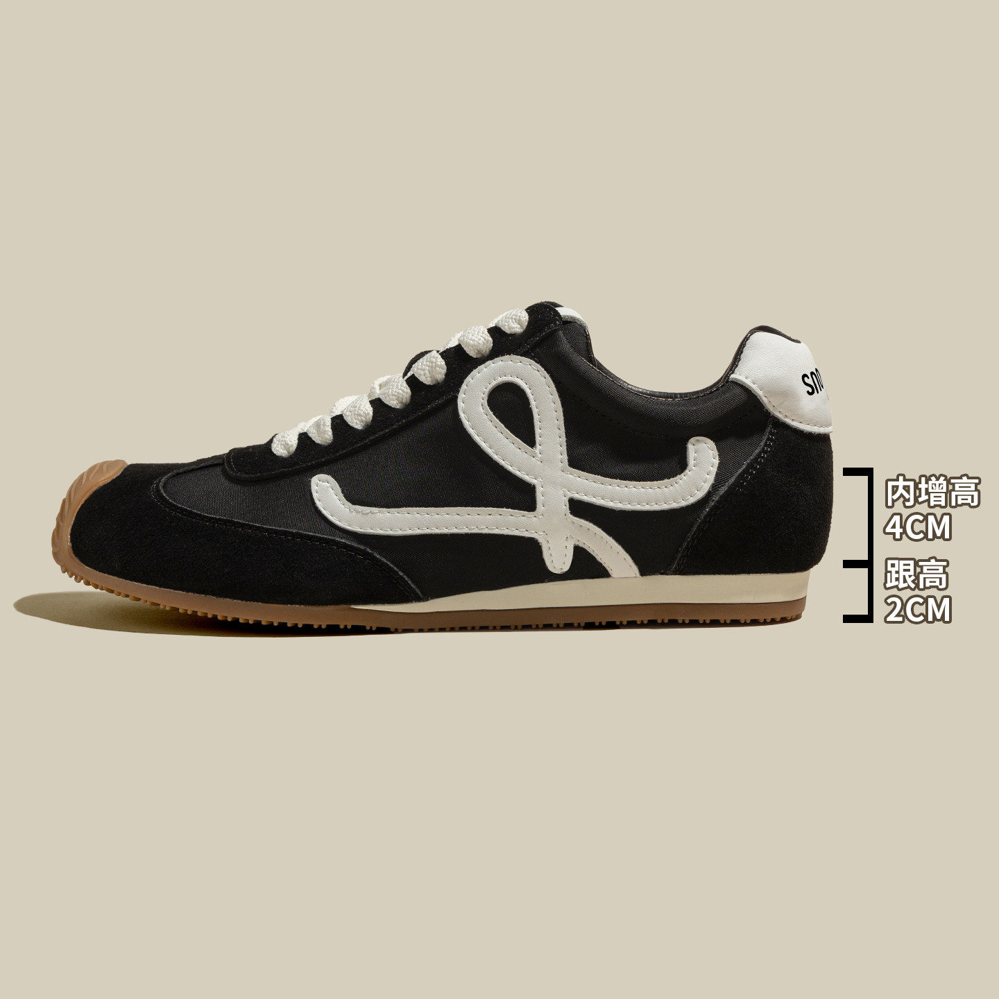 Snowelf复古德训鞋女款冬季新款鞋子内增高厚底鞋轻便运动休闲鞋,女鞋,德训鞋,淘宝优惠券,粉丝福利购,淘宝优惠卷