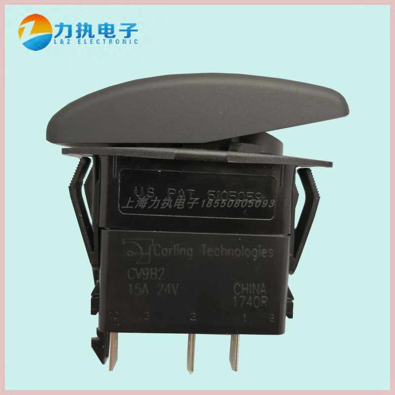carling嘉灵防水翘板船型开关CV9B2S00B-AZZ00-000汽车开关