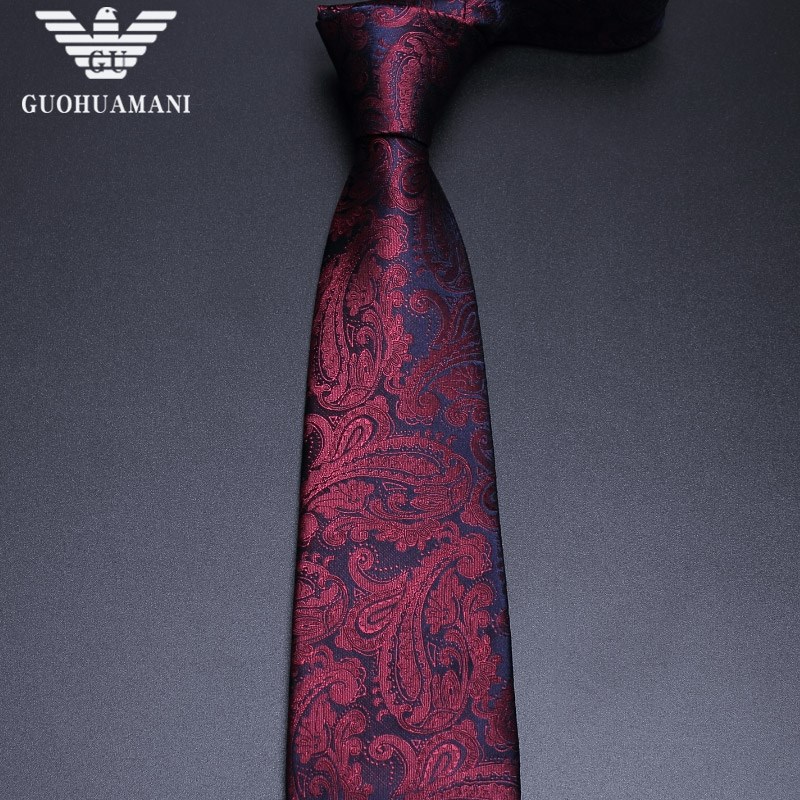 领带男士正装酒红色腰果商务高端结婚新郎婚礼拉链免打宽版桑蚕丝