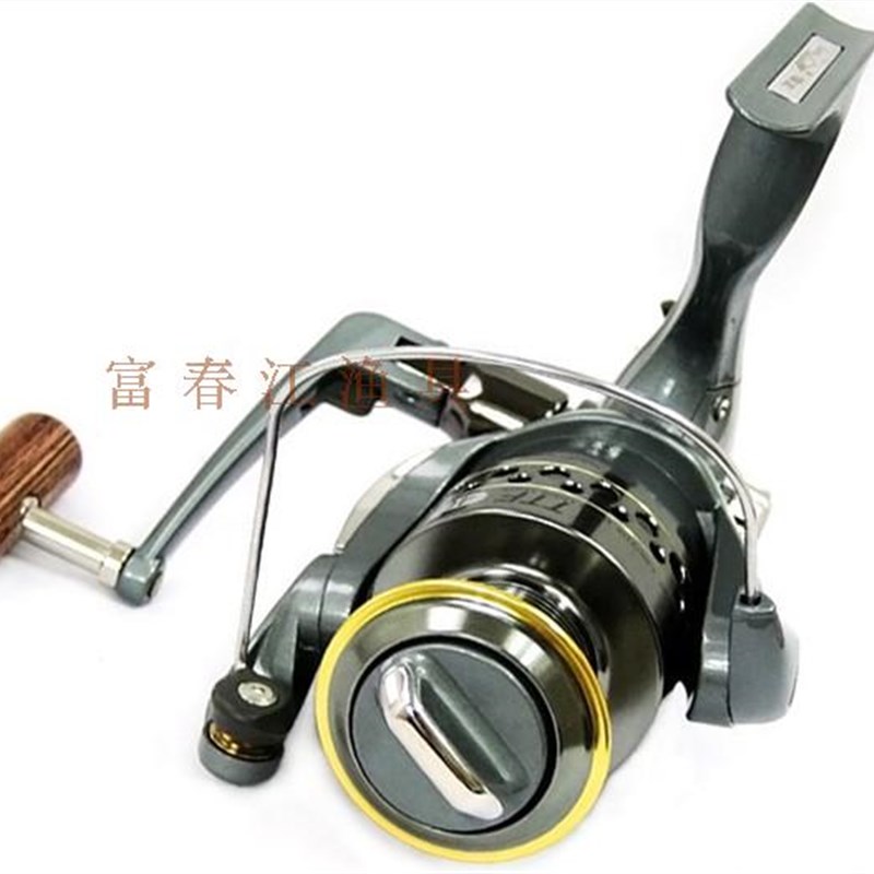 狼王渔轮TTF50新款全金属远投抛竿海竿纺车轮左右互换垂钓鱼线轮