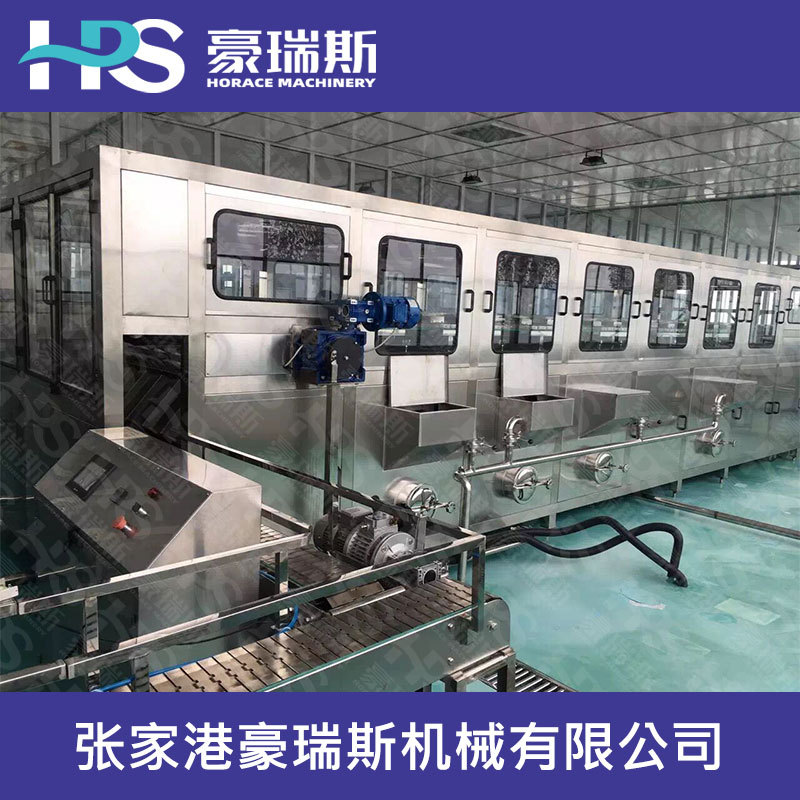 新品供应5加仑桶装水灌装设备 大桶装水灌装机 桶装水生产线