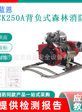 WICK250A背负式森林消防泵三级离心式水泵便携式高压接力水泵