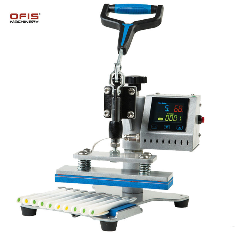 圆珠笔烫画机设备 烤笔机  十工位印笔机 小型热转印烫笔机