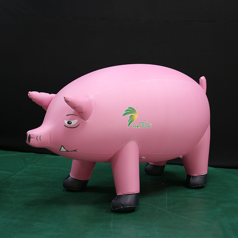 厂家直销PVC充气小猪卡通模型动物园游乐场户外活动装饰充气气模