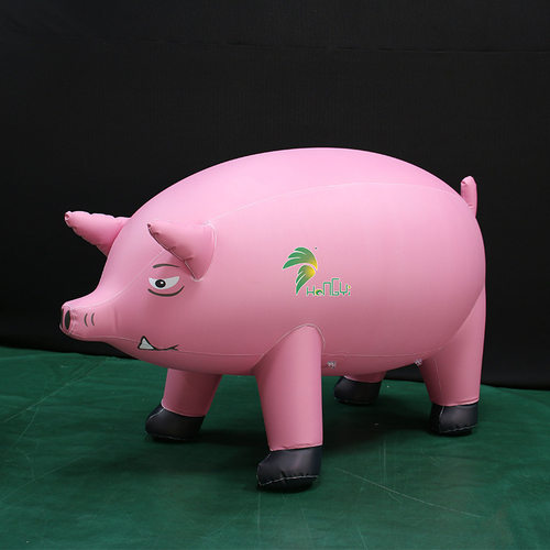 厂家直销PVC充气小猪卡通模型动物园游乐场户外活动装饰充气气模