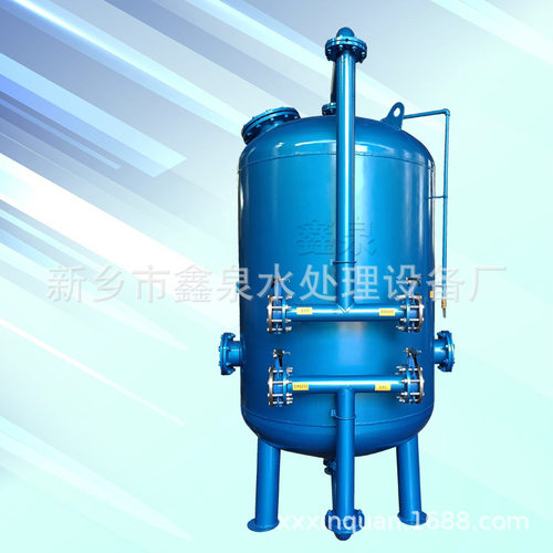 河南厂家 砂石过滤器过滤漂浮物、泥沙可做PLC反冲洗石英砂过滤器