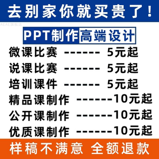 高端ppt制作课件微课排版美化医学设计帮做企业宣传演讲汇报总结