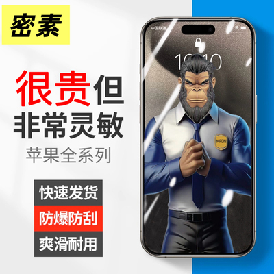 【贴坏包补发】适用苹果iPhone17promax手机膜iPhone16plus钢化膜15pm全面覆盖ar增透14无尘仓13防窥防偷窥12