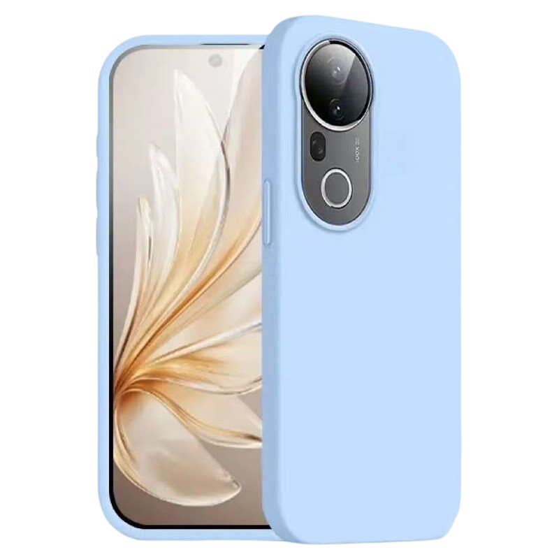 液态硅胶云青色密素适用VIVO S50手机壳S50PROMINI保护套全包S30PROMINI防摔新款S20/19PRO大孔液态纯色ins