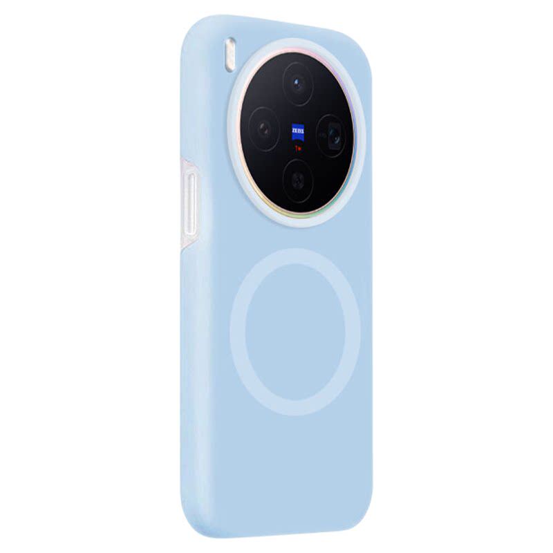 密素蓝色适用VIVO X300S手机壳果冻液态硅胶保护套magsafe磁吸X300S新款防摔情侣简约软糯男女通用
