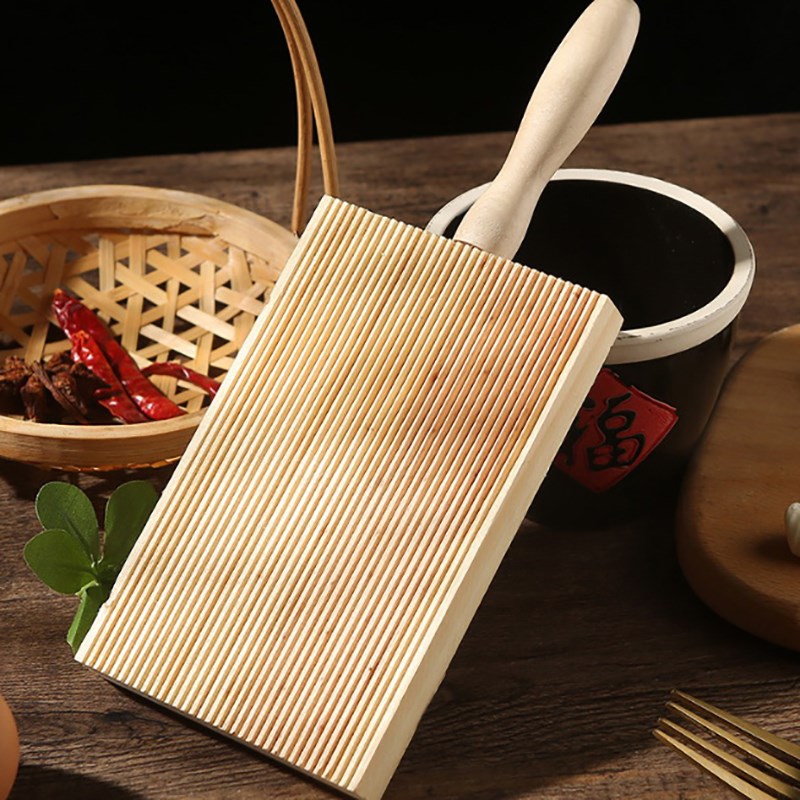 Italian Fantes Gnocchi Board Wood Kitchen Baking Tool Pasta